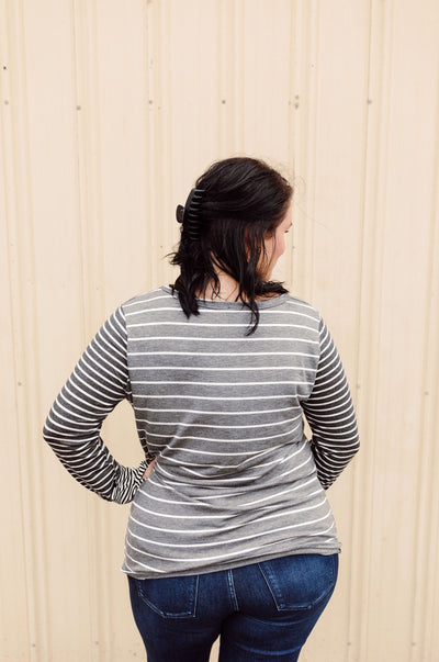Finding Peace Striped Top