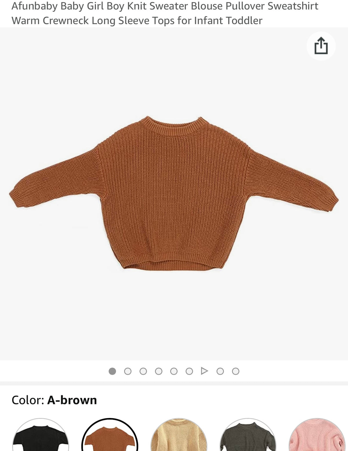 Take it Easy- Rust Sweater
