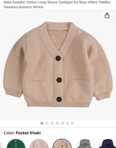 Excited for This- Sage Cardigan