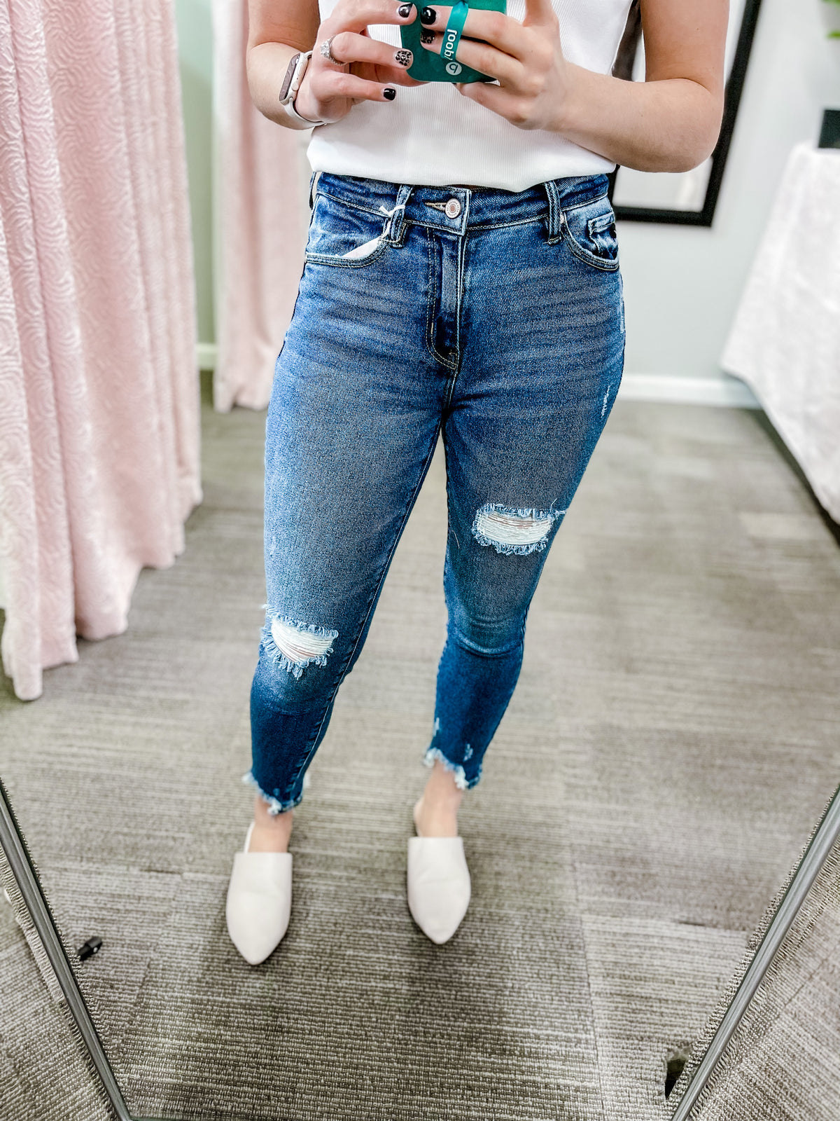 The Gemma- High Rise Skinny Jeans