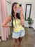 On the Go Button Tank Top-Yellow