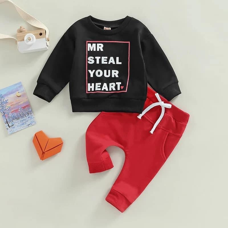 Mr. Steal Your Heart Jogger Set